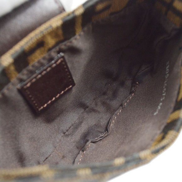 Fendi Brown Zucca Handbag - Picture 7 of 8